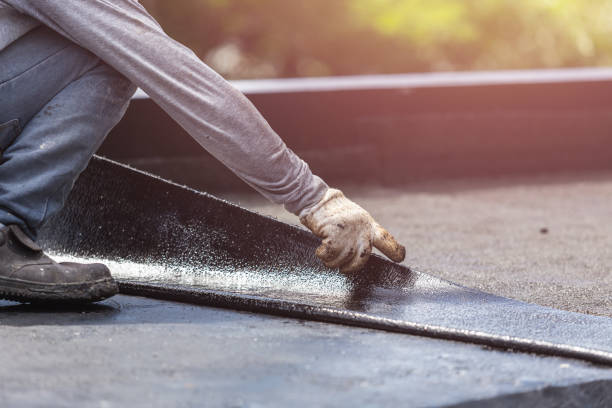Professional Basement Waterproofing technician working in Washington, NJ